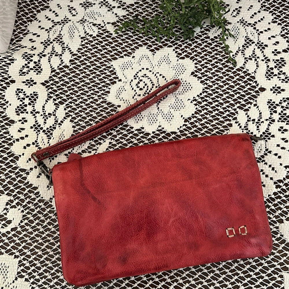 Red Bed/STU wristlet